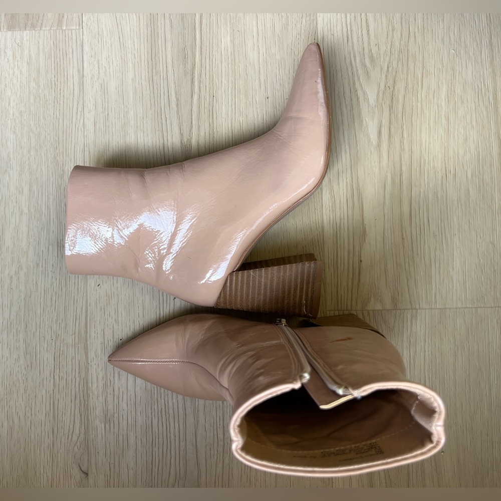Pointy toe Steve madden block heel boots